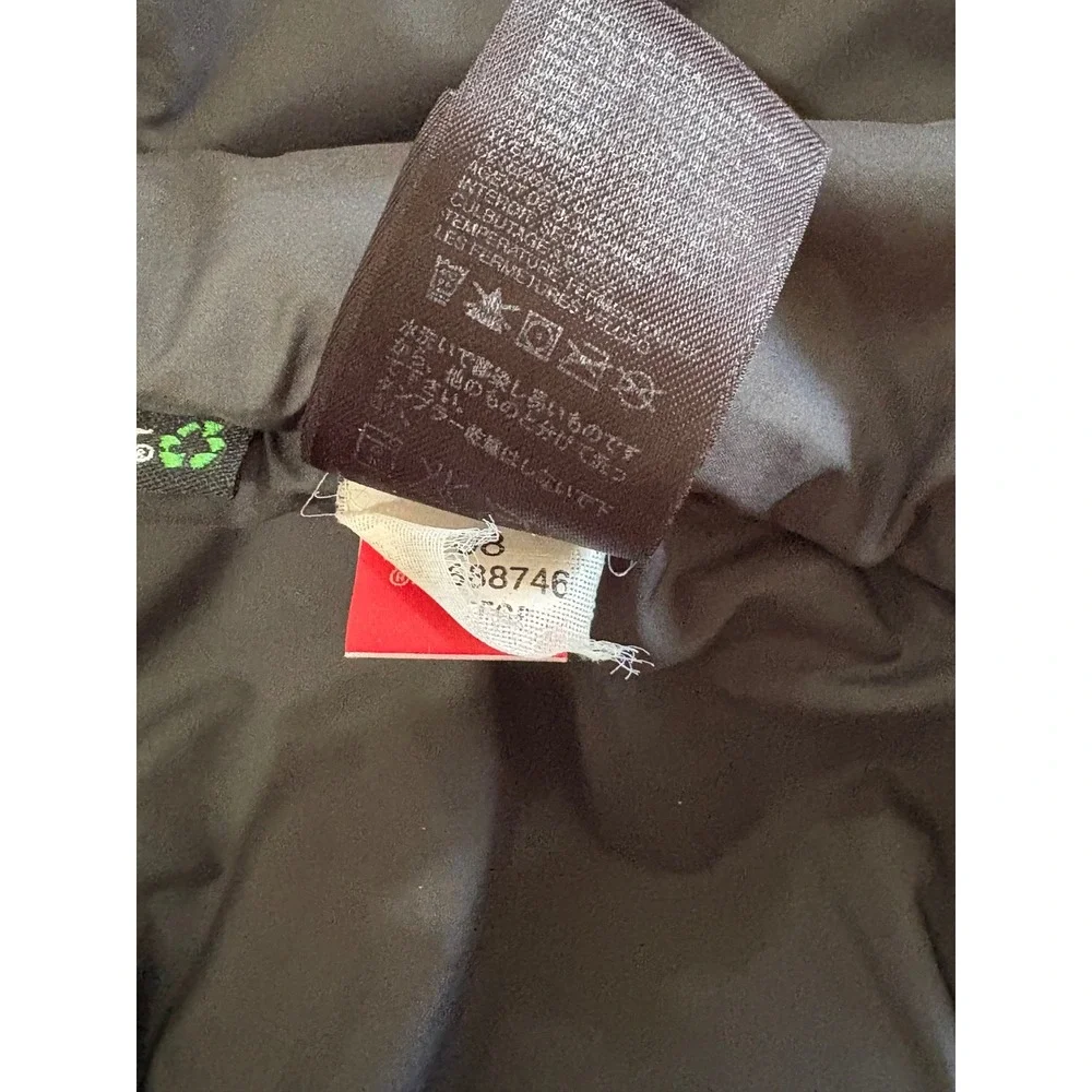 The North Face Mens Navy Blue Primaloft Insulated Puffer Jacket Full Zip Large